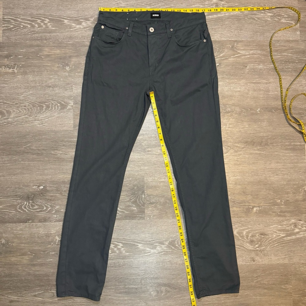 Men’s Hudson Sartor Pants W34 L33 Grey - Picture 3 of 7